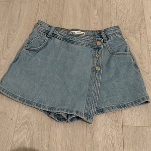 Zara Denim Skort